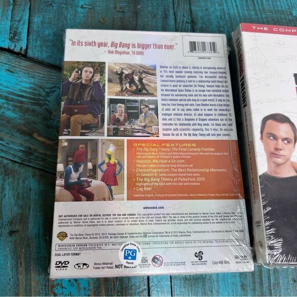 Big Bang Seasons 1,2 & 6 Sealed- brand new - Picture 5 of 6